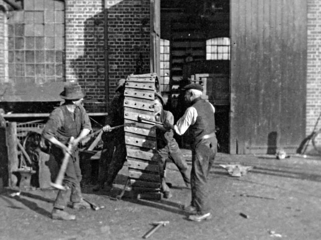 Penfolds Iron Works in Ford Road, with  more than 100 years in business there. Penfold Place housing is now on the site.