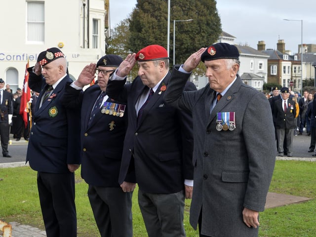 Eastbourne Remembrance Sunday 2022 (Pic by Jon Rigby)