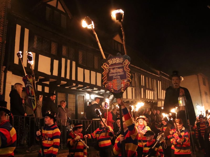 Hastings Bonfire 2023. Photo by Kevin Boorman.