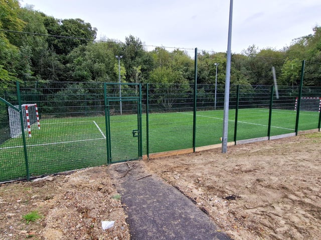 Burgess Hill Town FC played their first game back at Leylands Park after laying of new 3G and installation of other facilities around ground.SR2509201 Pic Steve Robards/Nationalworld