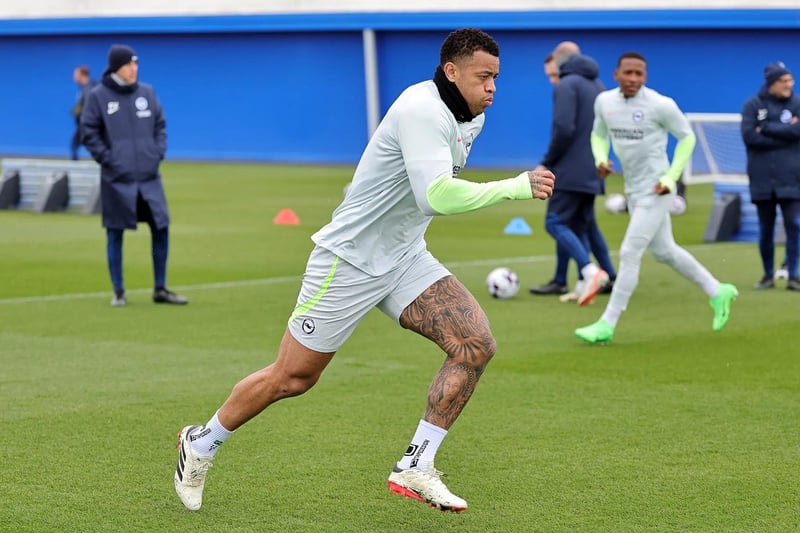 De Zerbi was managing the Brazilian's minutes prior to the international break and he was spotted looking strong in training this week. Should be fit to face Liverpool.