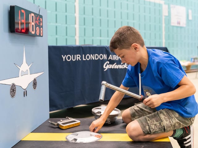 Gatwick Airport at the Haywards Heath event of the Mid Sussex Science Week
