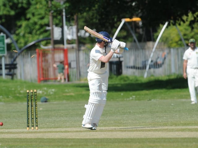 Action from Goring CC's win at Chippingdale in the Sussex Cricket League Division 4 West