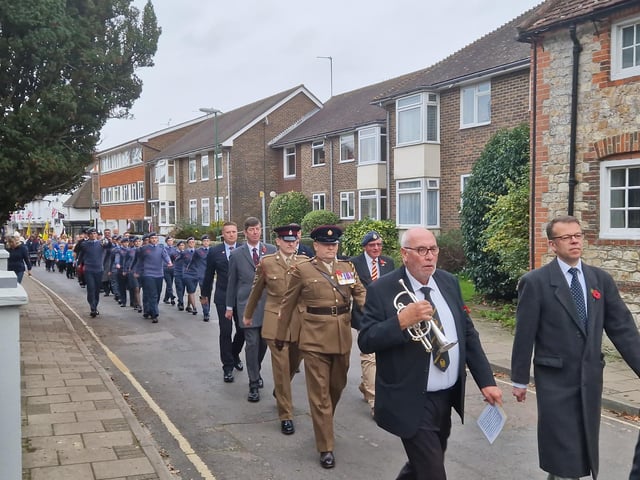 Storrington Remembrance Parade on Sunday, November 10, 2024