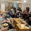 Hyde residents enjoy the benefits of sharing time and food at a recent Shop, Chop and Chat sessi