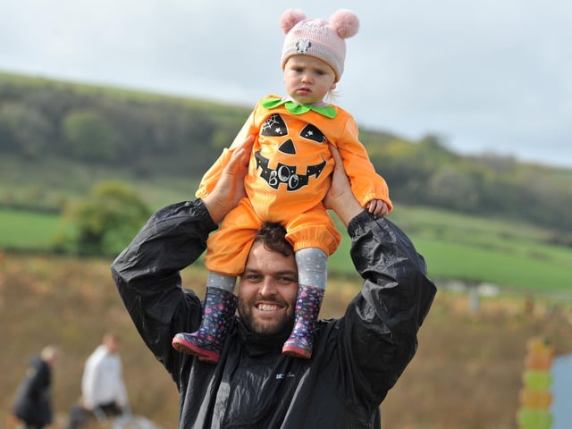 The popular Sompting Pumpkins picking patch