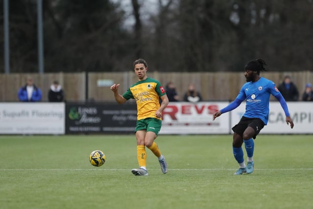 Isthmian Premier action from Horsham's excellent 3-1 home win over play-off chasing Billericay Town on Saturday