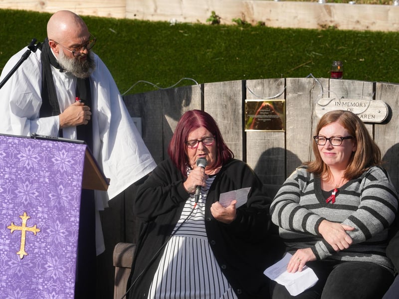 The families of nine-year-olds Karen Hadaway and Nicola Fellows gathered in Brighton’s Wild Park to honour the girls 40 years after their deaths
