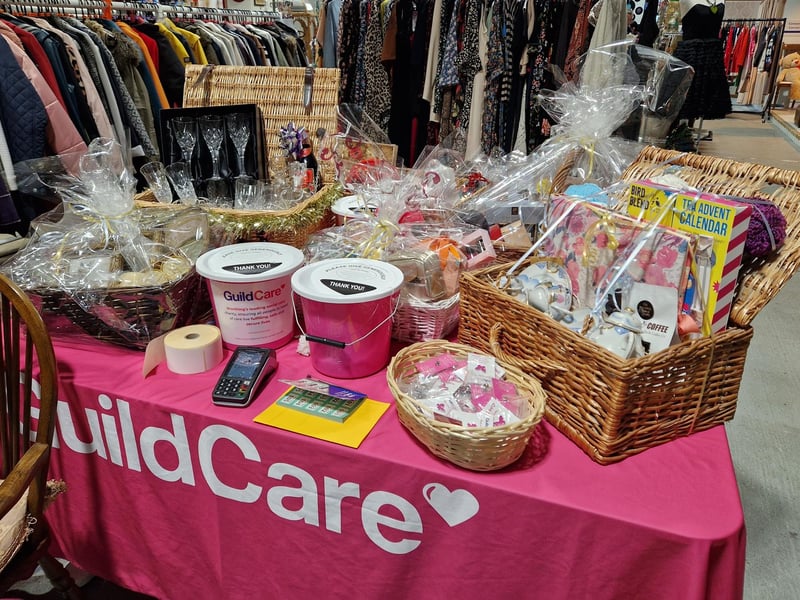 A hamper raffle boosted fundraising and all proceeds will go to Guild Care, Worthing's leading social care charity