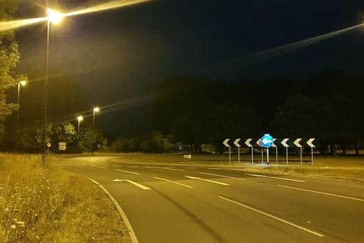 Police have been patrolling around Hop Oast in Horsham following reports of vehicles racing