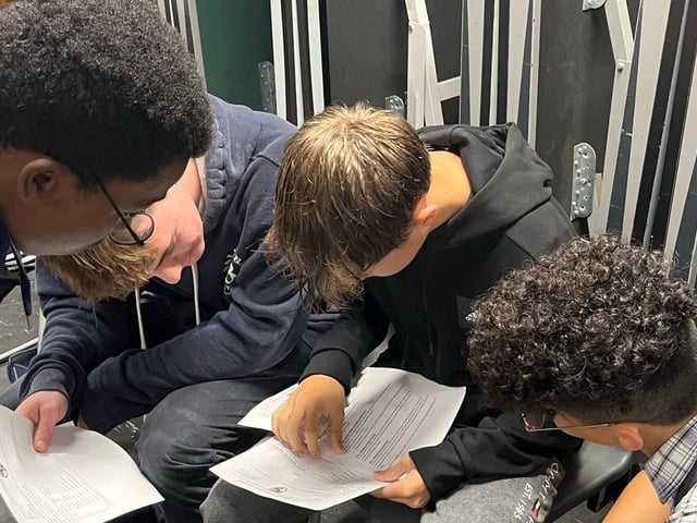 Claverham students collected their results today