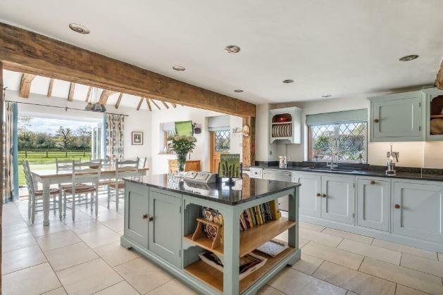 The property has evolved over the years, most notably with the kitchen extension, which now creates a large kitchen/breakfast room.