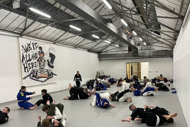 Breaking in the new mats at Mad Hatters Academy
