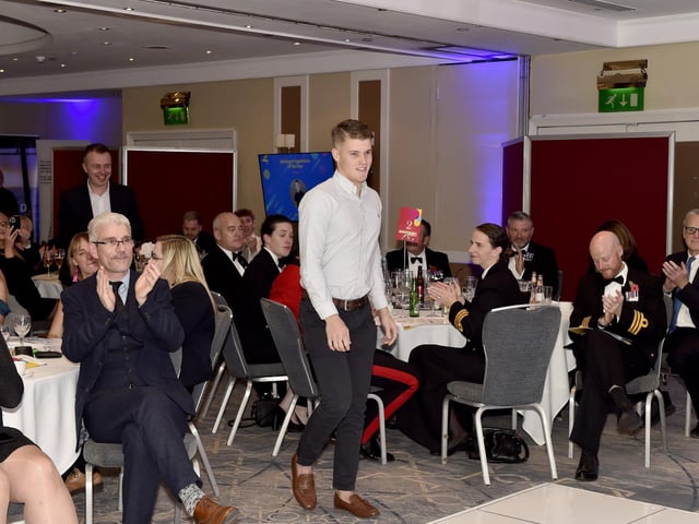 Pictured is: Teddy Lytton of ARM Ltd, winner of the Advanced Apprentice of the Year award.