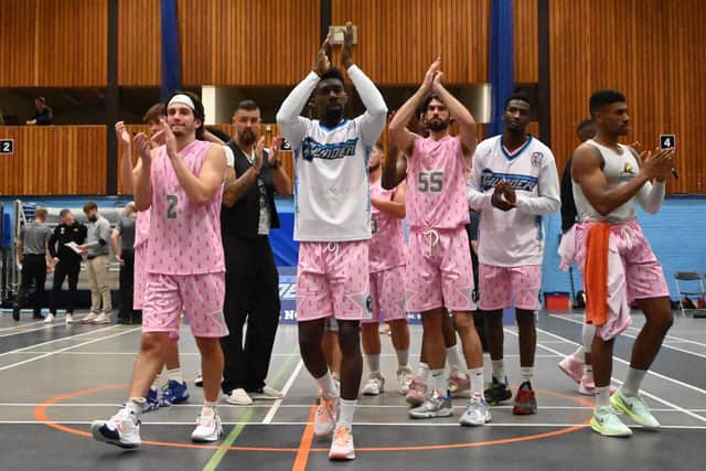 Worthing Thunder take the plaudits after beating London Lions | Picture: Gary Robinson