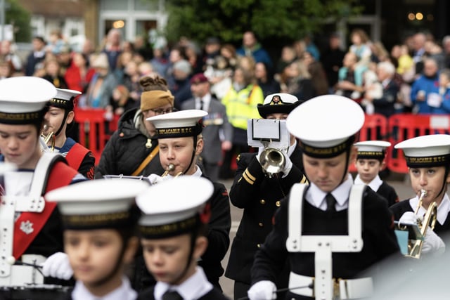 Rustington Remembrance Sunday parade. Pictures: Paul Arkinstall https://paularky.myportfolio.com