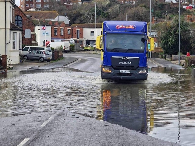 Bexhill Road flooding