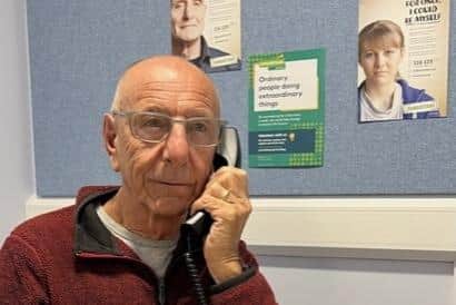 Mike Shaw from Rustington has been a volunteer with Worthing Samaritans for 50 years