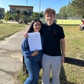 Year 11 students at SPH celebrate success.