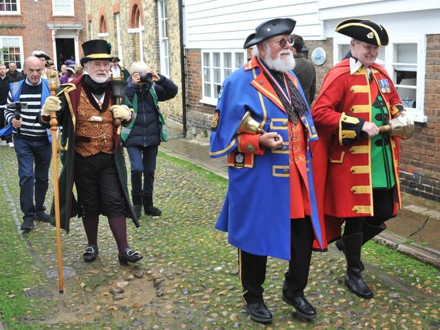 The 71st National Town Criers' Championships in Rye on October 12 2024.