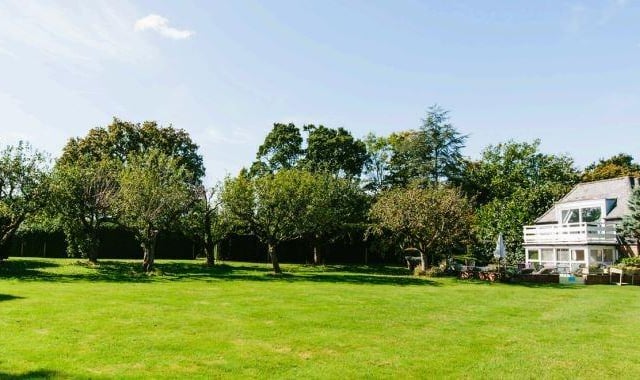 Sir Laurence Olivier bought up fields around The Malthouse and transformed them to include an orchard, maze and tennis court