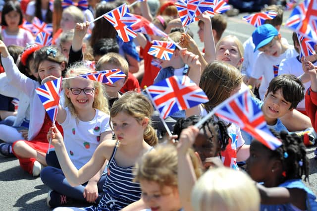 The Platinum Jubilee celebration at Bolnore Village Primary School in Haywards Heath