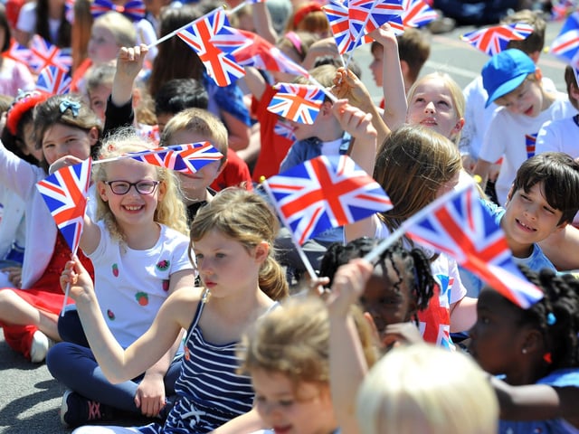The Platinum Jubilee celebration at Bolnore Village Primary School in Haywards Heath