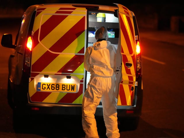 Police were seen in Mill Road, Worthing, on Sunday, April 2, at about 10pm
