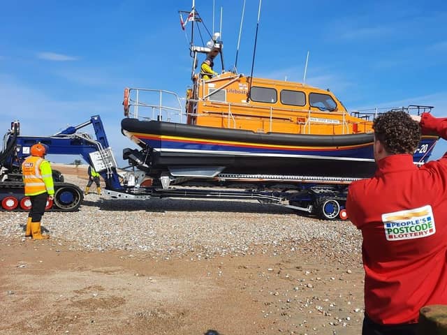 Selsey RNLI has benefitted from a £100,000 boost from the People's Postcode Lottery. Photo: RNLI Selsey.