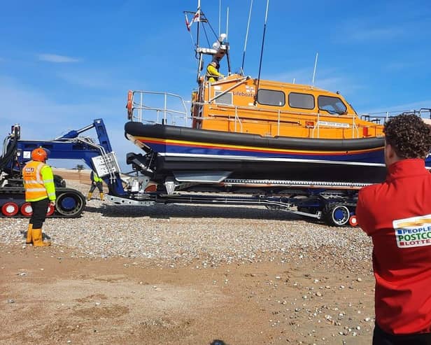 Selsey RNLI has benefitted from a £100,000 boost from the People's Postcode Lottery. Photo: RNLI Selsey.