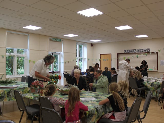 Making floral designs in Steyning