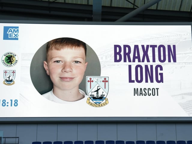 Littlehampton Town and their fans at the Sussex Transport Senior Cup final at the Amex Stadium
