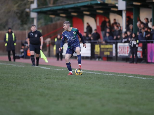 Horsham FC in action at Hornchurch in the Isthmian premier division