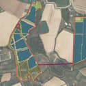 Plans for a solar farm near Chichester. Image: Indigo Landscape Architects Ltd