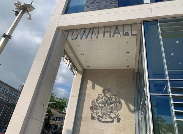 New Crawley Borough crest brings the Town Hall one step closer to completion