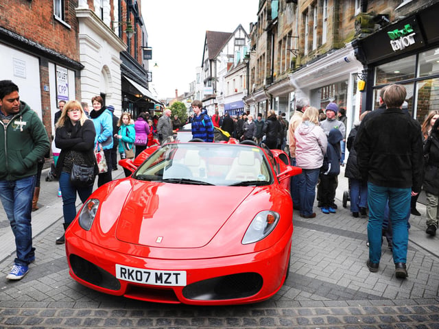 Ferrari in East Street