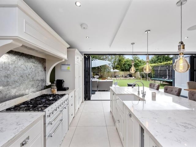 This detached property, which has been comprehensively-extended, has come on the market with Robert Luff & Co priced at £1.2million