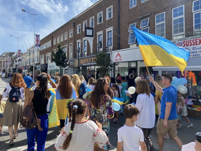 Ukraine's Independence Day in Eastbourne