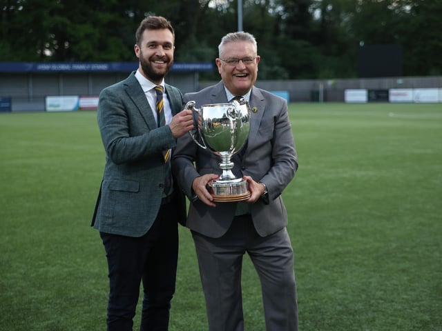 Natalie Mayhew's pictures of Horsham FC's Isthmian League title celebrations