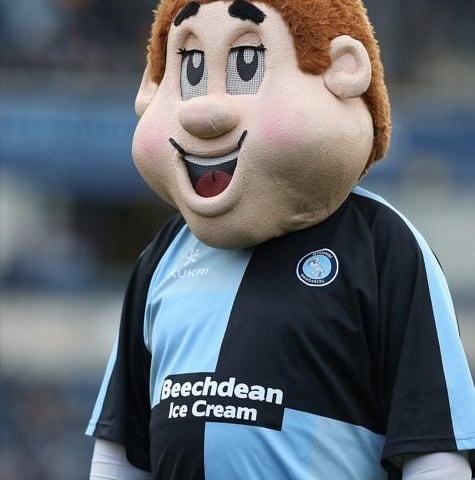 League One’s Wycombe Wanderers have this jolly good fella as a mascot.
His name refers to the town of High Wycombe’s links to the furniture industry, and he’s sometimes seen sporting a moustache during movember.