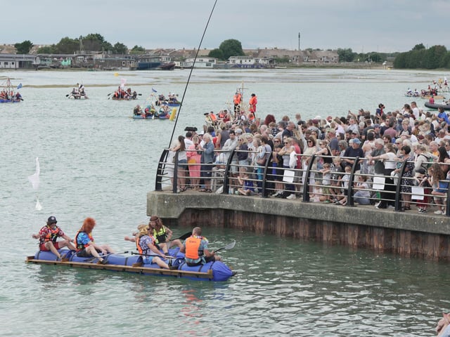 Shoreham came together for a fun event on the water at the popular charity Raft Race on Saturday (July 26).
