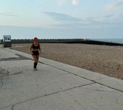 Samantha Alvarez, 52, is running 874 miles in 30 days to increase awareness of mental health and raise money for national charity MIND.