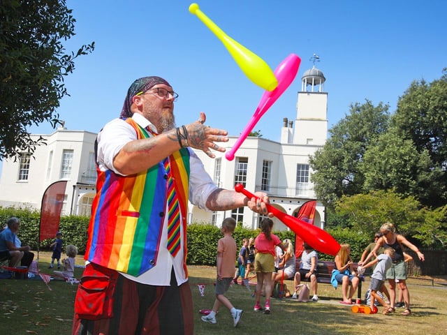 As well as offering lots of special events, such as the Funshine Days in the picture from last year, Hotham Park offers a 12-hole crazy golf course, a boating lake, a miniature railway, an adventure play area and more.