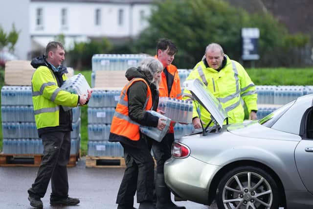 South East Water opened a bottled water station at The Gearon Pavilion in Saint Hill Road, East Grinstead, on Monday, December 19. Photo: Eddie Mitchell
