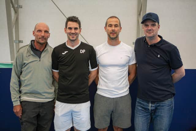 Graeme Gee, right of picture, photographed with the rest of the Chi City management team, from left, Miles Rutherford, Danny Potter and Darin Killpartrick | Picture: Neil Holmes