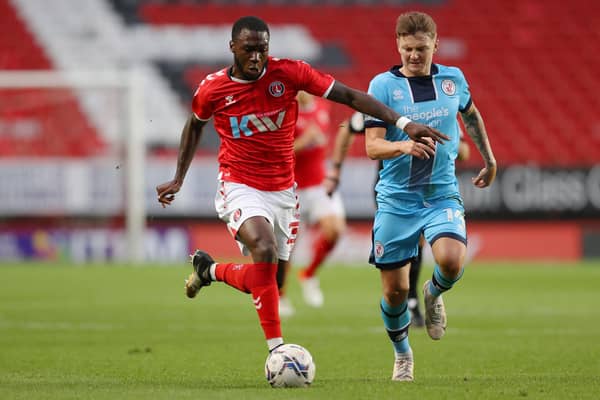 Crawley Town in EFL Trophy action against Charlton Athletic during the 2021-22 campaign. Picture by James Chance/Getty Images