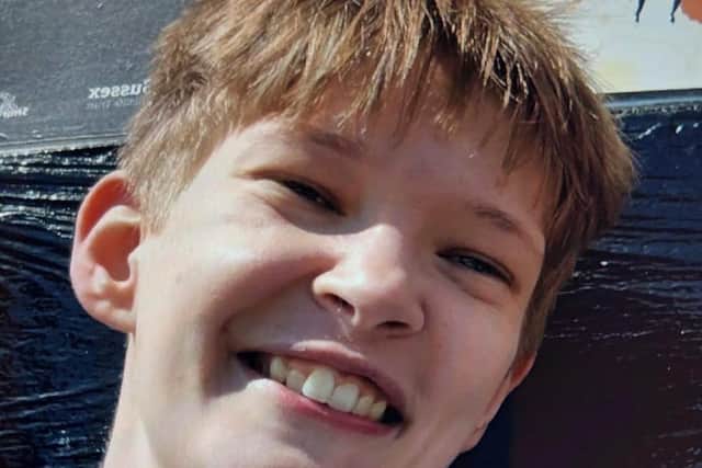 Sussex Police have issued an urgent appeal to locate missing Harrison, who was last seen in Hove around 2.20pm today (October 29). Picture: Sussex Police