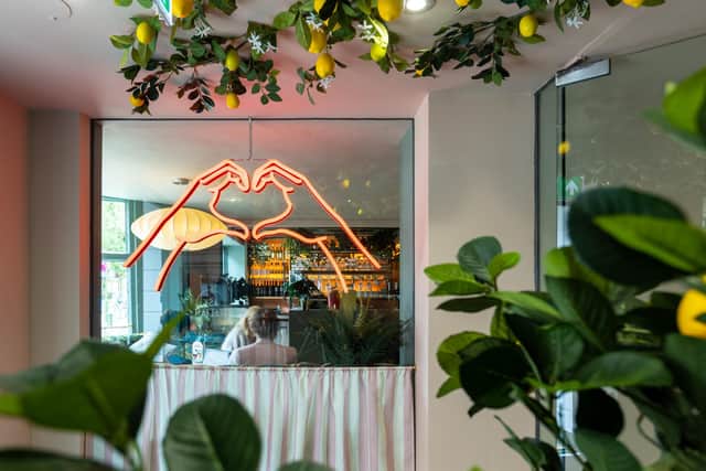 Inside the newly-refurbished Horsham restaurant