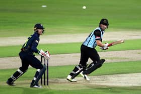 Chris Nash in his Sussex days - batting for the Sharks in the T20 against Kent in 2017 | Picture: Getty