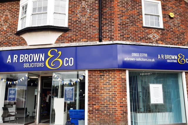 The new A R Brown & Co offices at 37 Goring Road